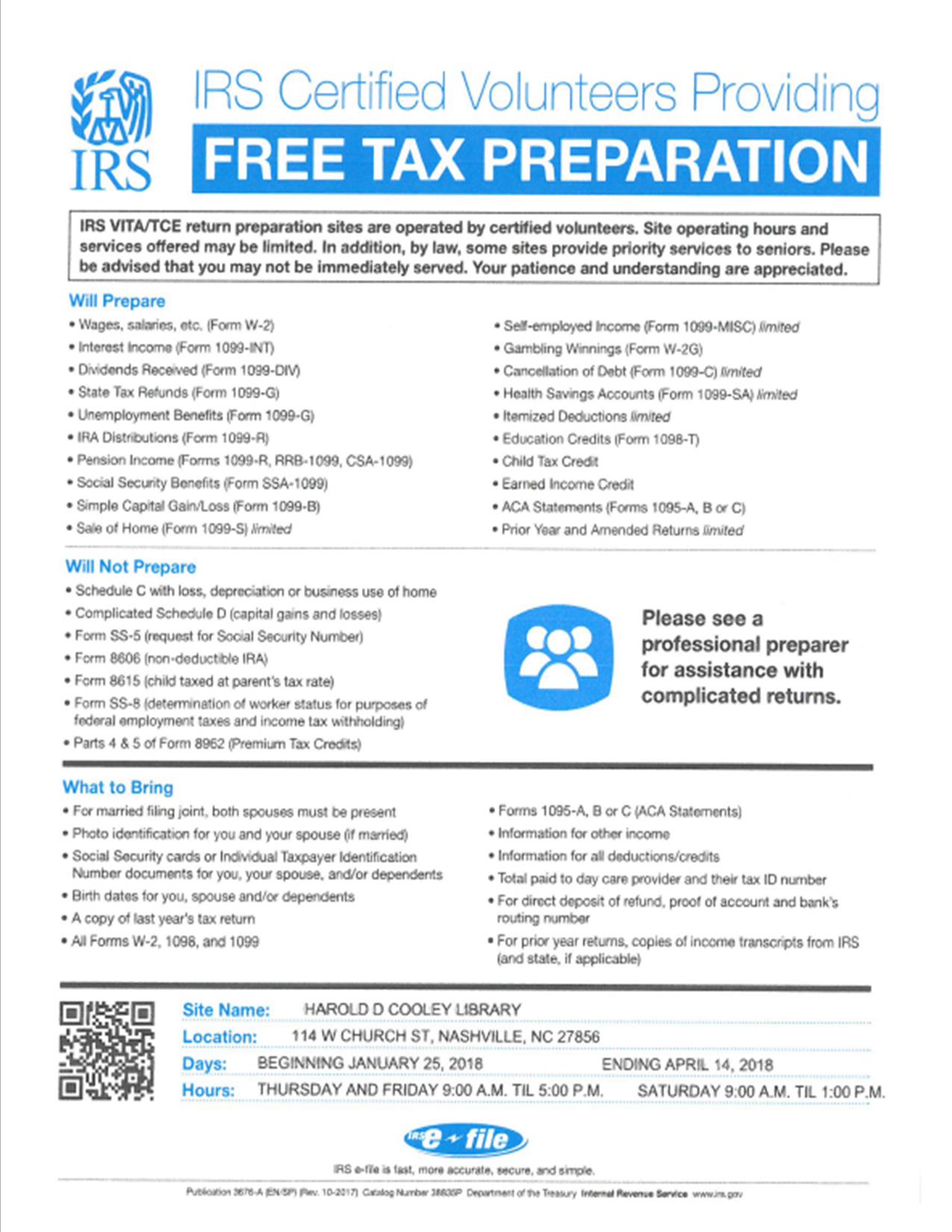 VITA tax prep