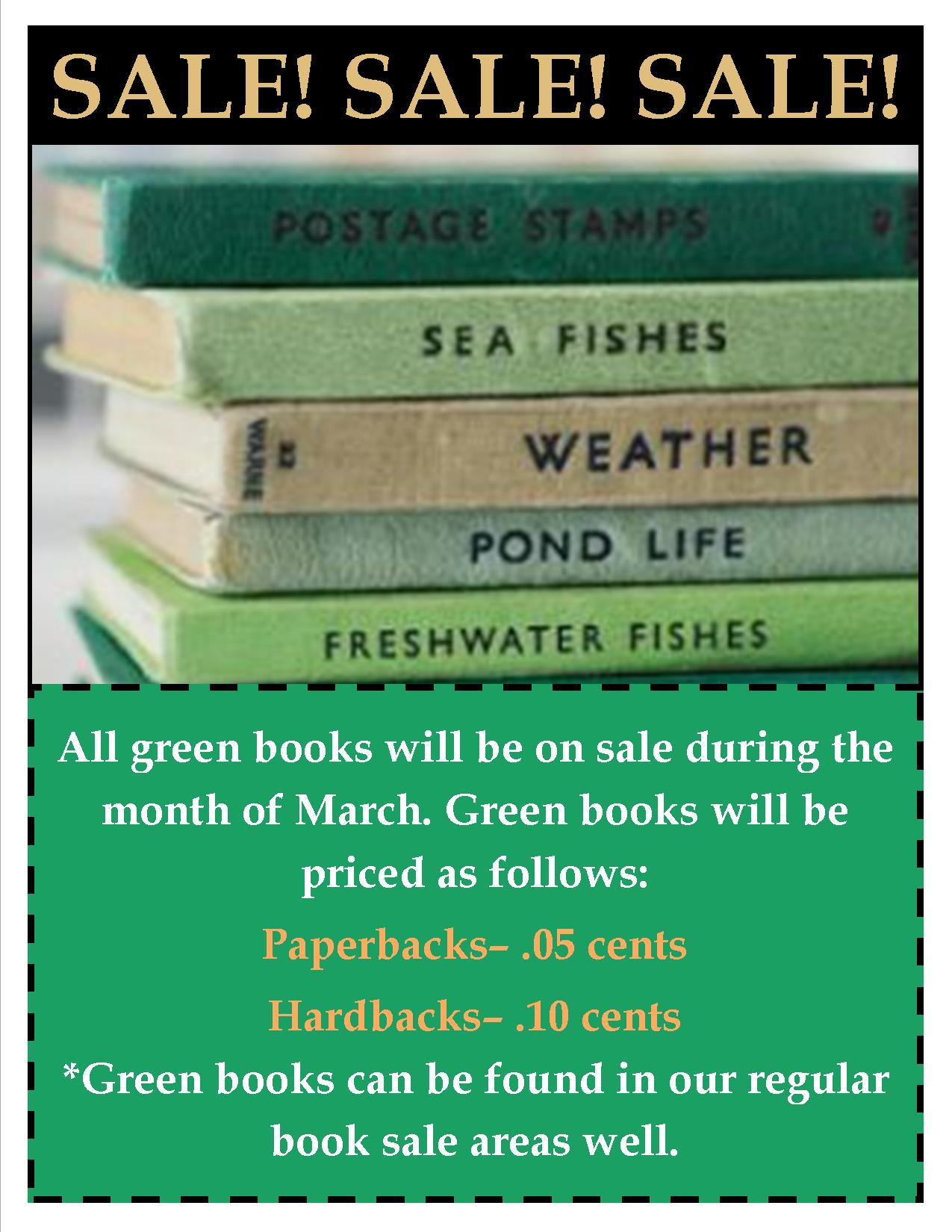 Green Book Sale