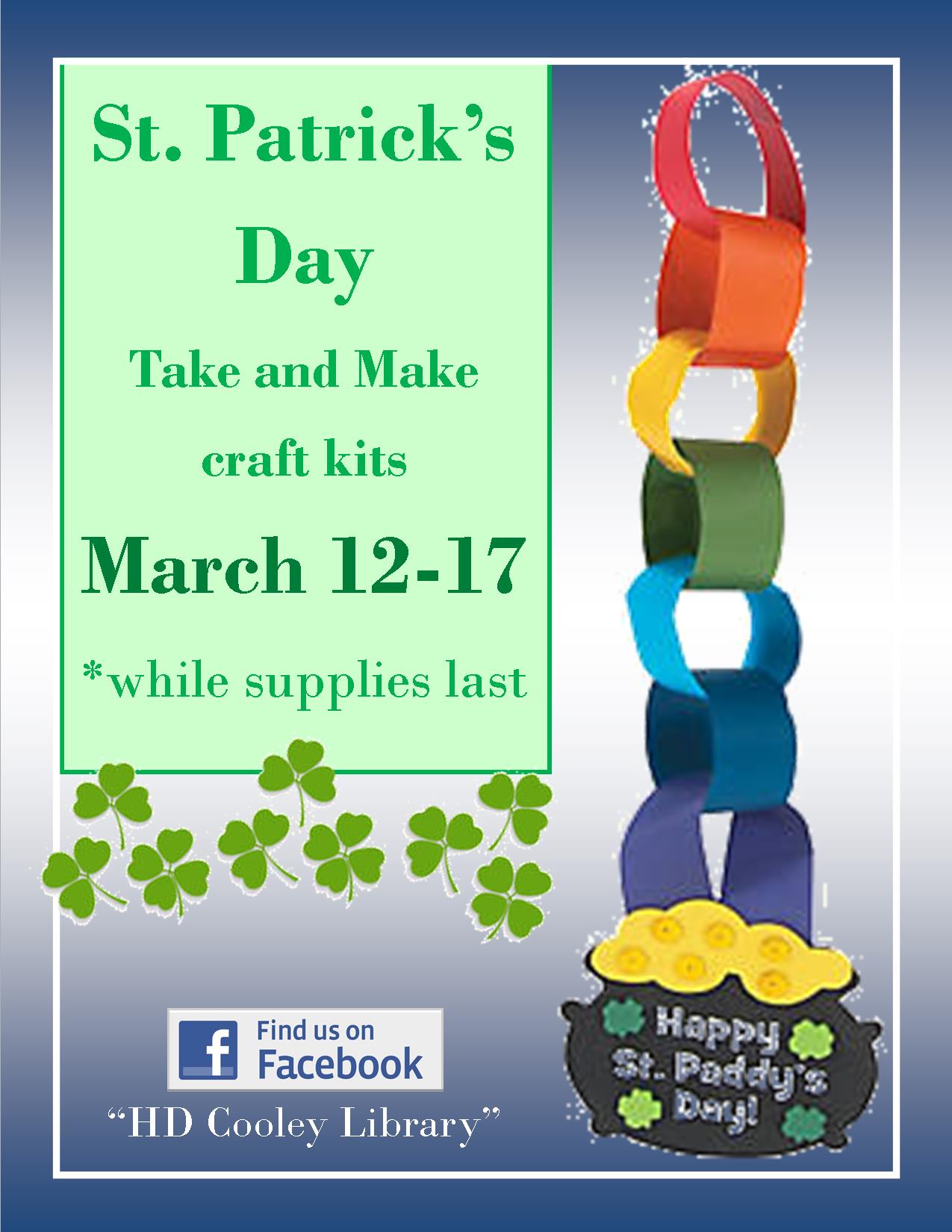 St. Patrick's Take and Make craft