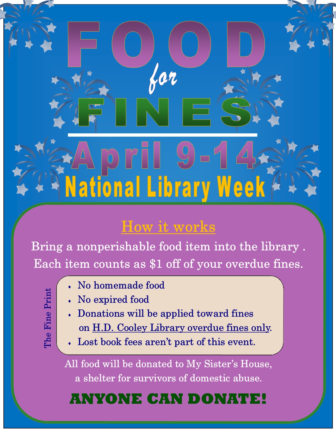 Food for Fines