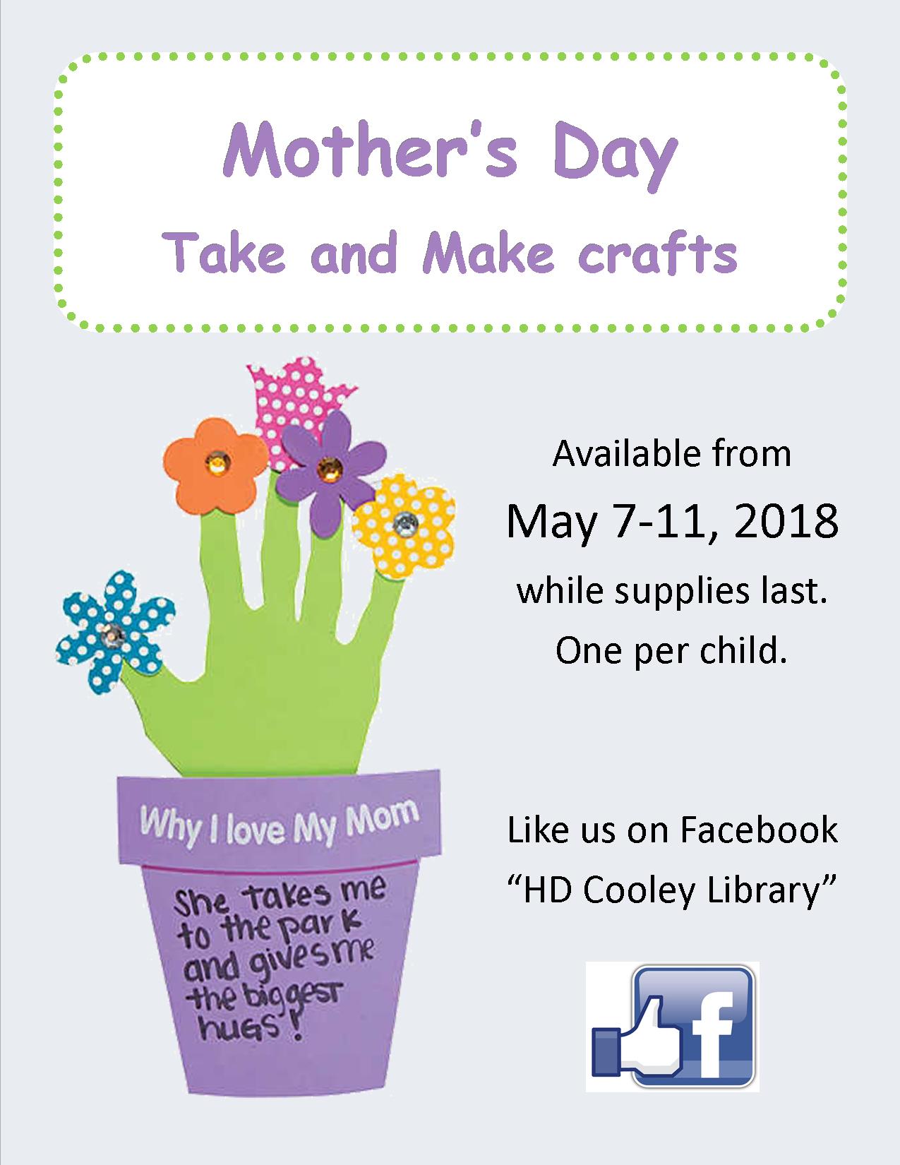 Mother's Day Take and Make craft