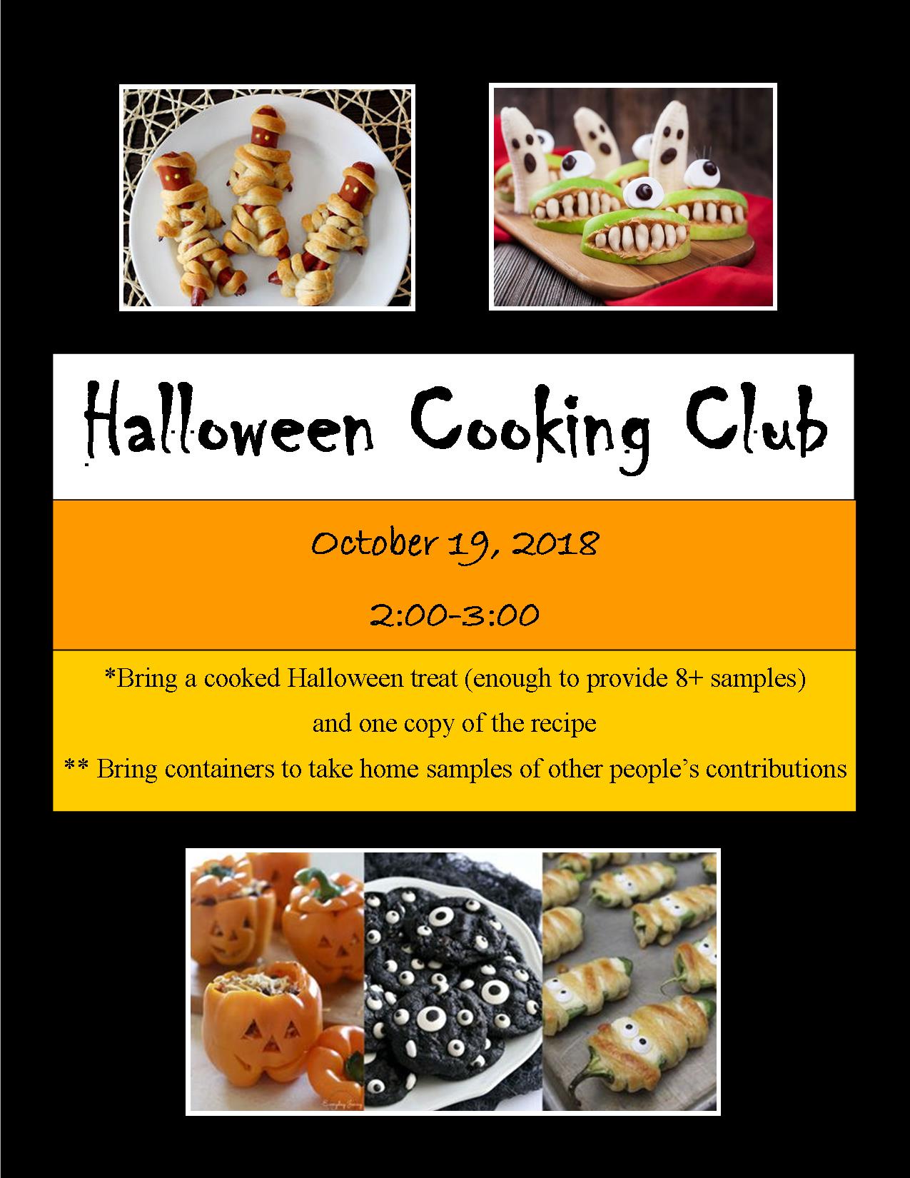 Halloween Cooking Club