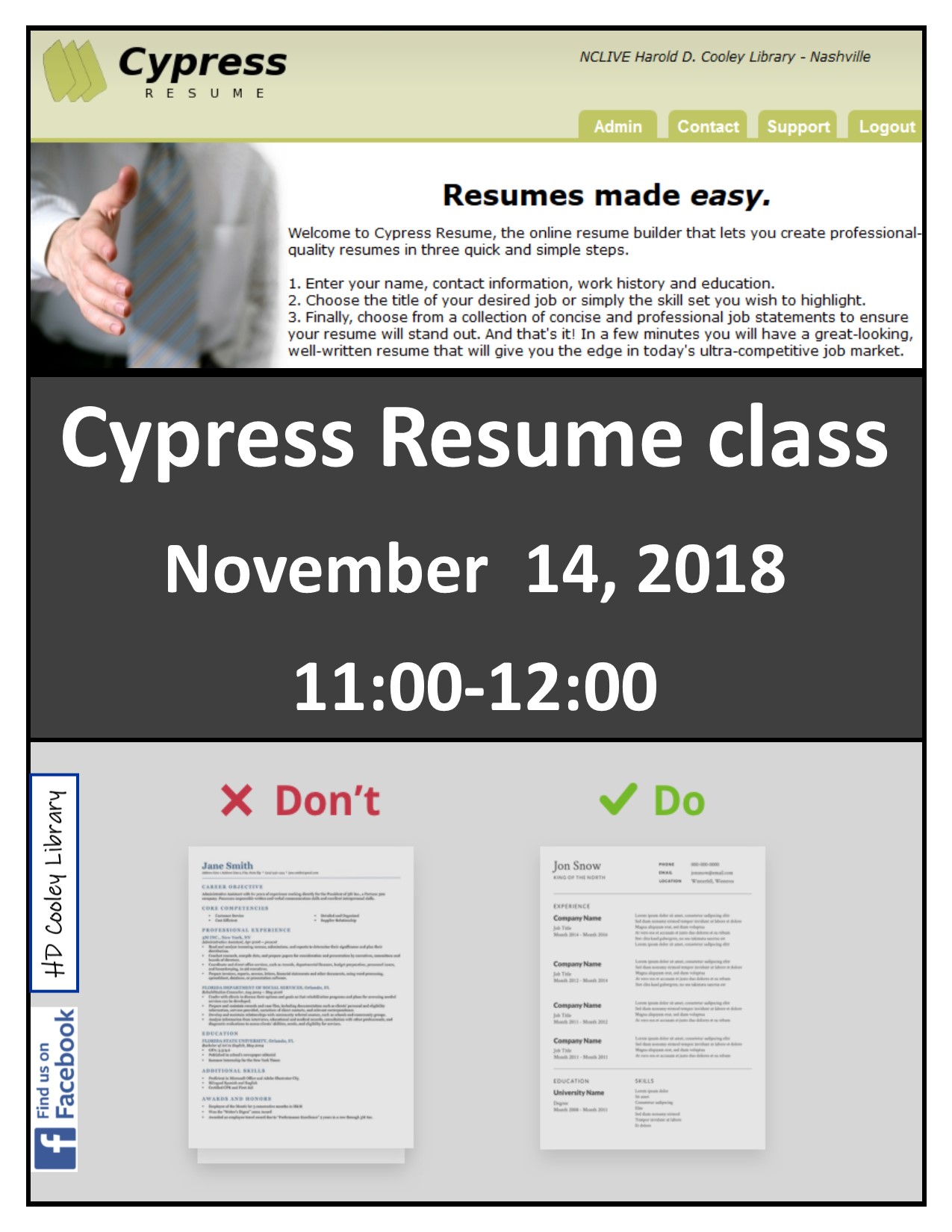 Cypress Resume