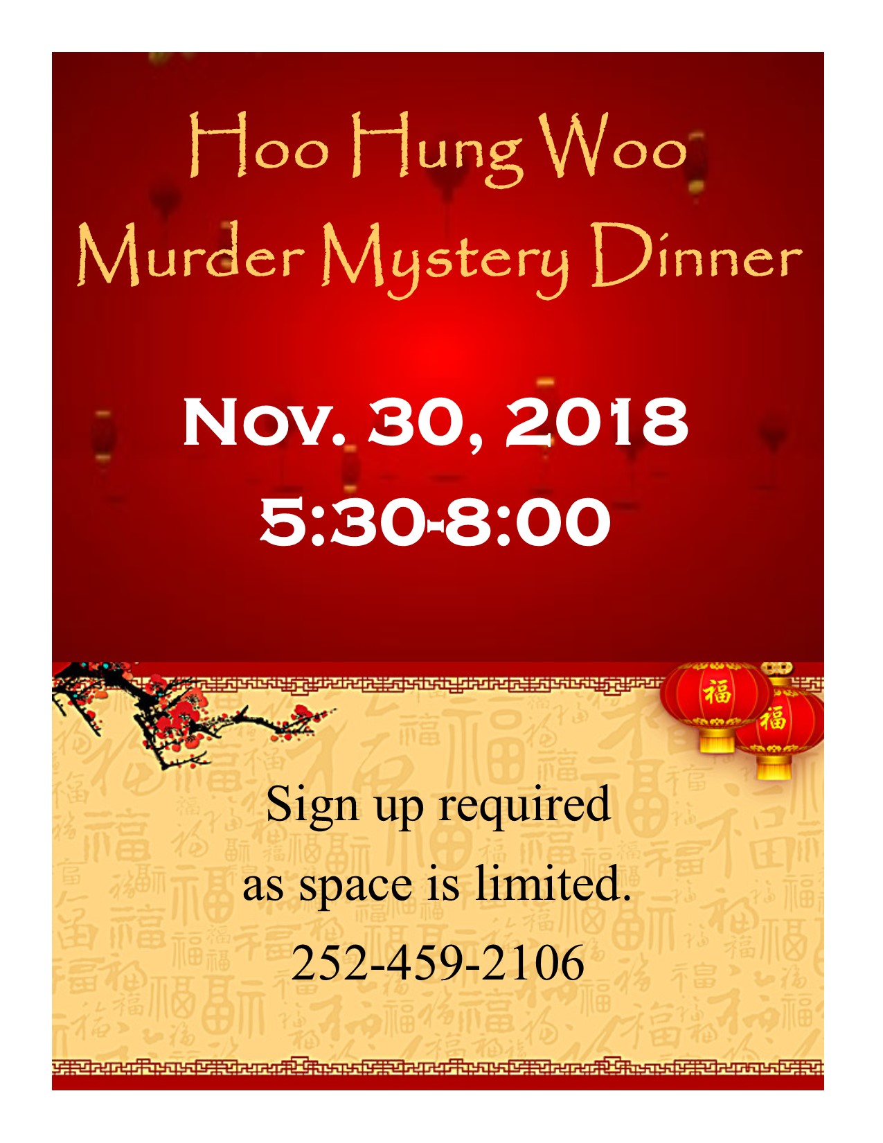 Murder Mystery Dinner