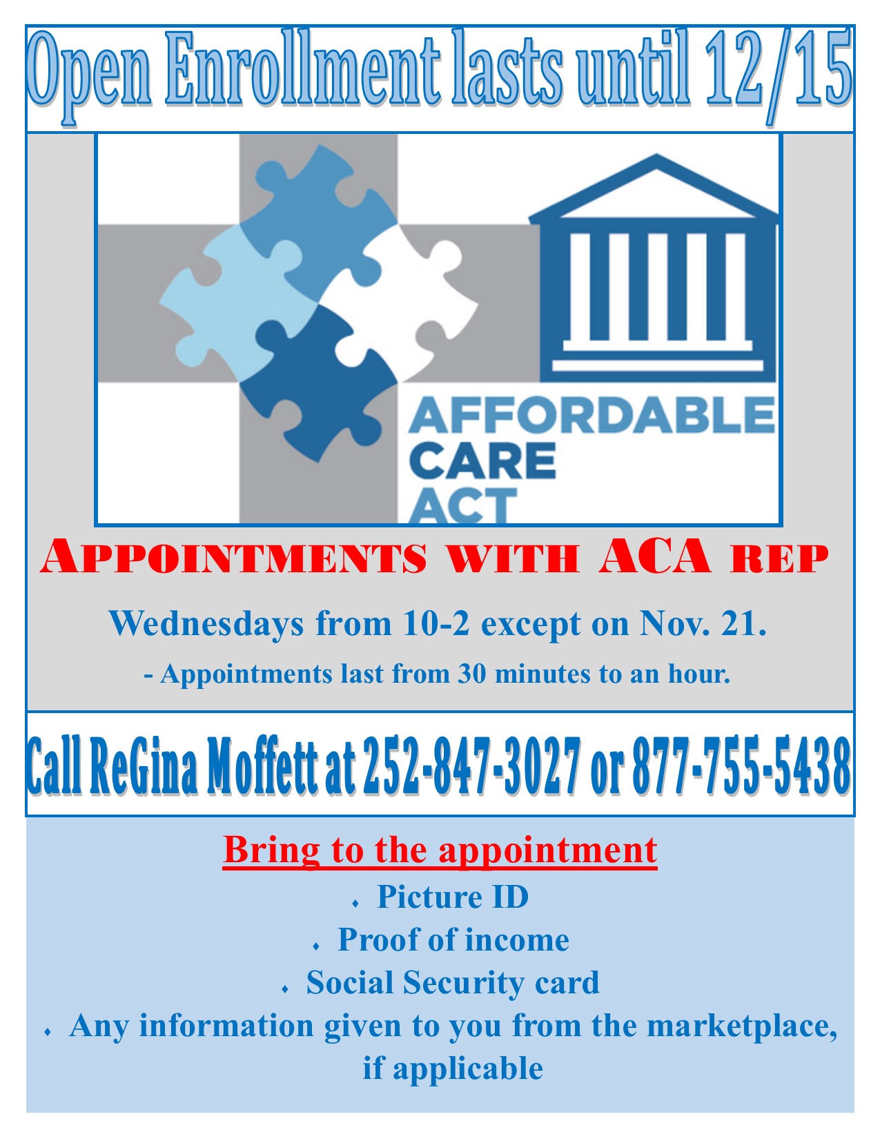 ACA flyer