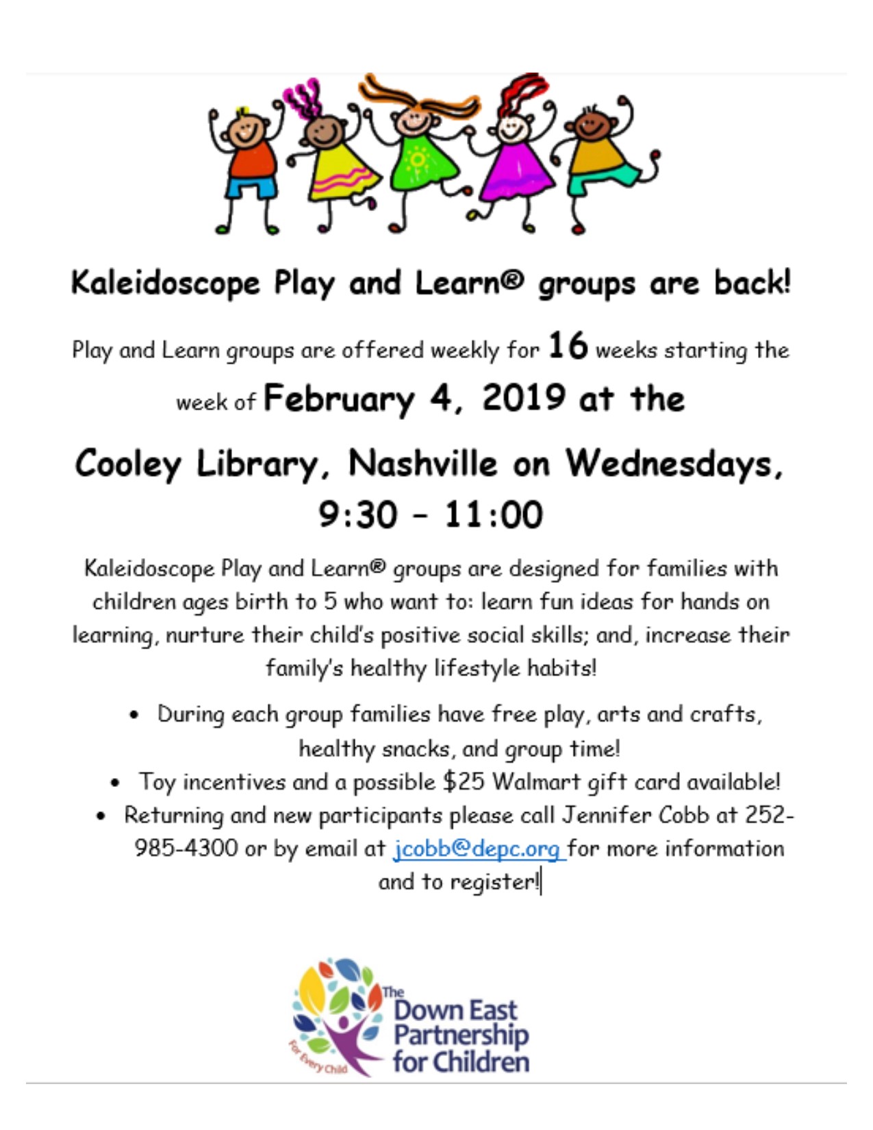 Kaleidoscope Play and Learn Playgroup information