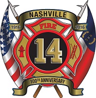 Town of Nashville Fire Department 100th Anniversary Logo