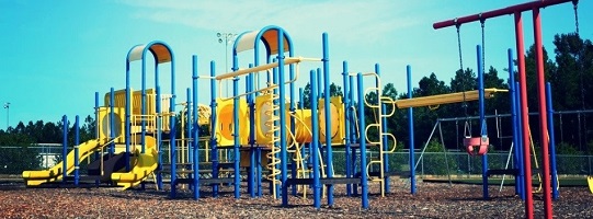 Playground area at J.W. Glover Memorial Park 