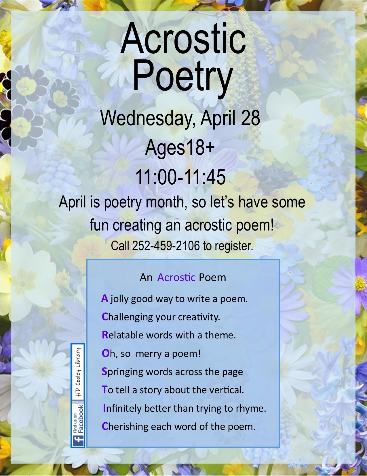 Acrostic Poetry Date and Time