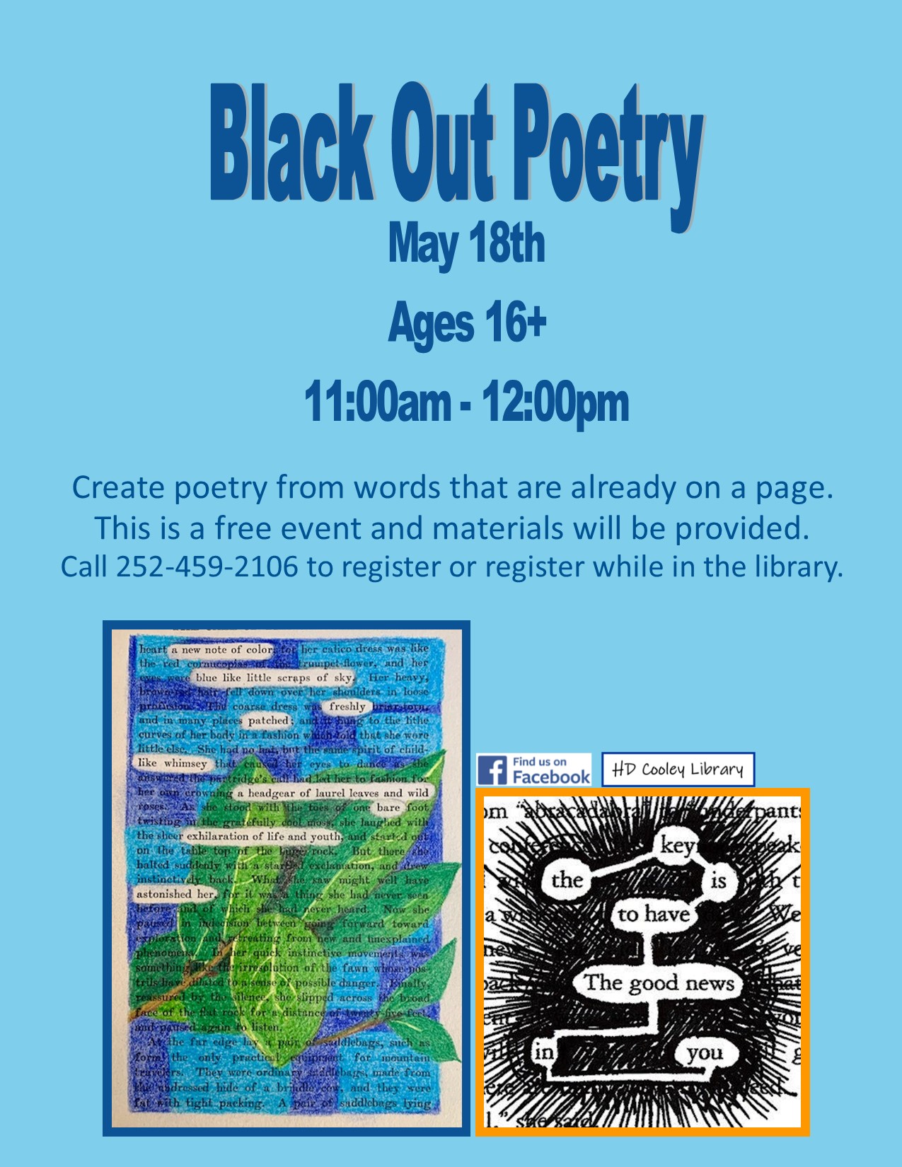 BLACK OUT POETRY Date and Time