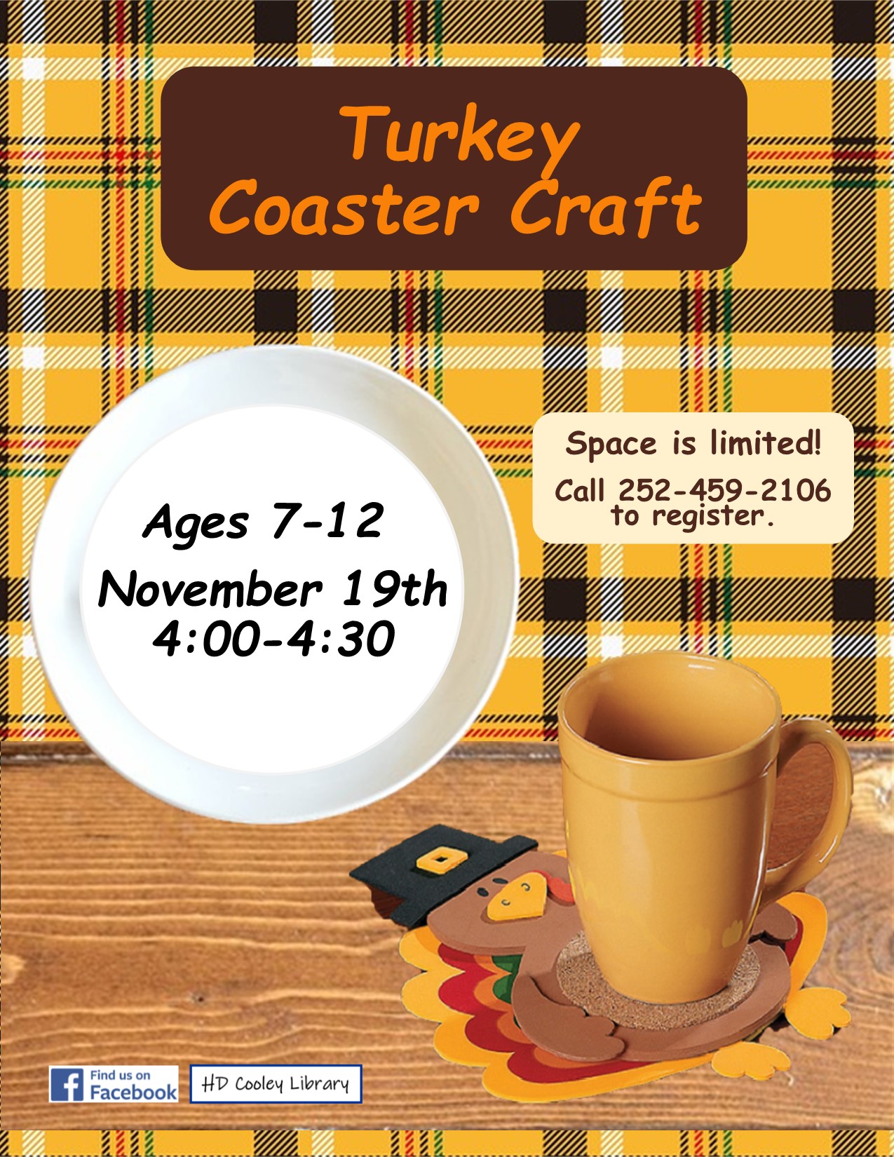 Turkey Coaster Craft Date and Time