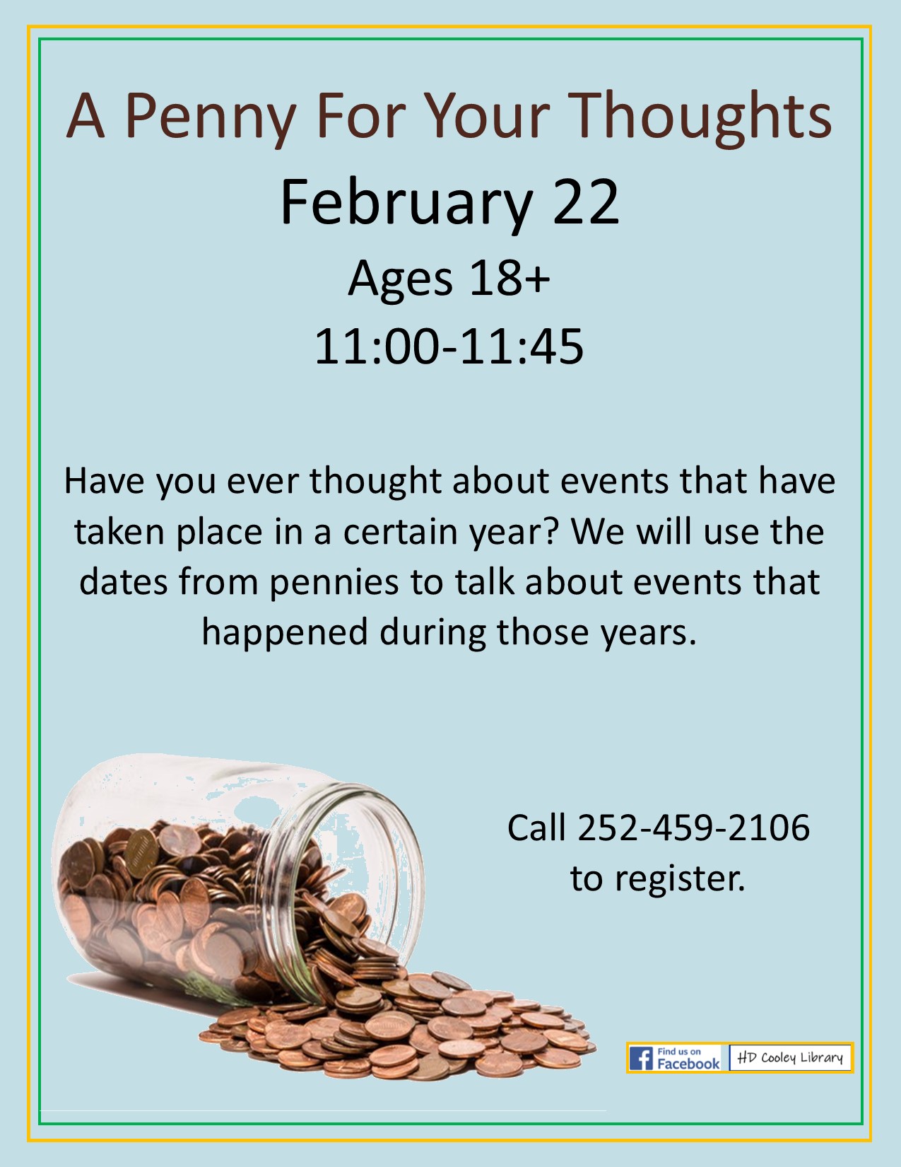 A Penny For Your Thoughts Date And Time