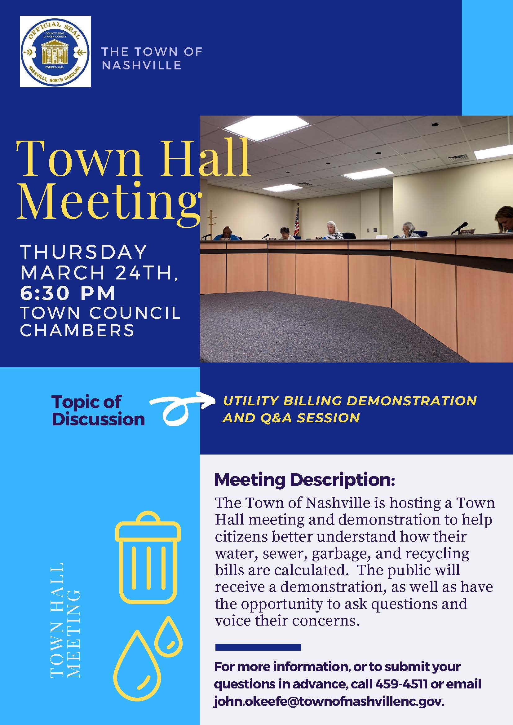 Town Hall Meeting - Utility Billing - 3/24/2022