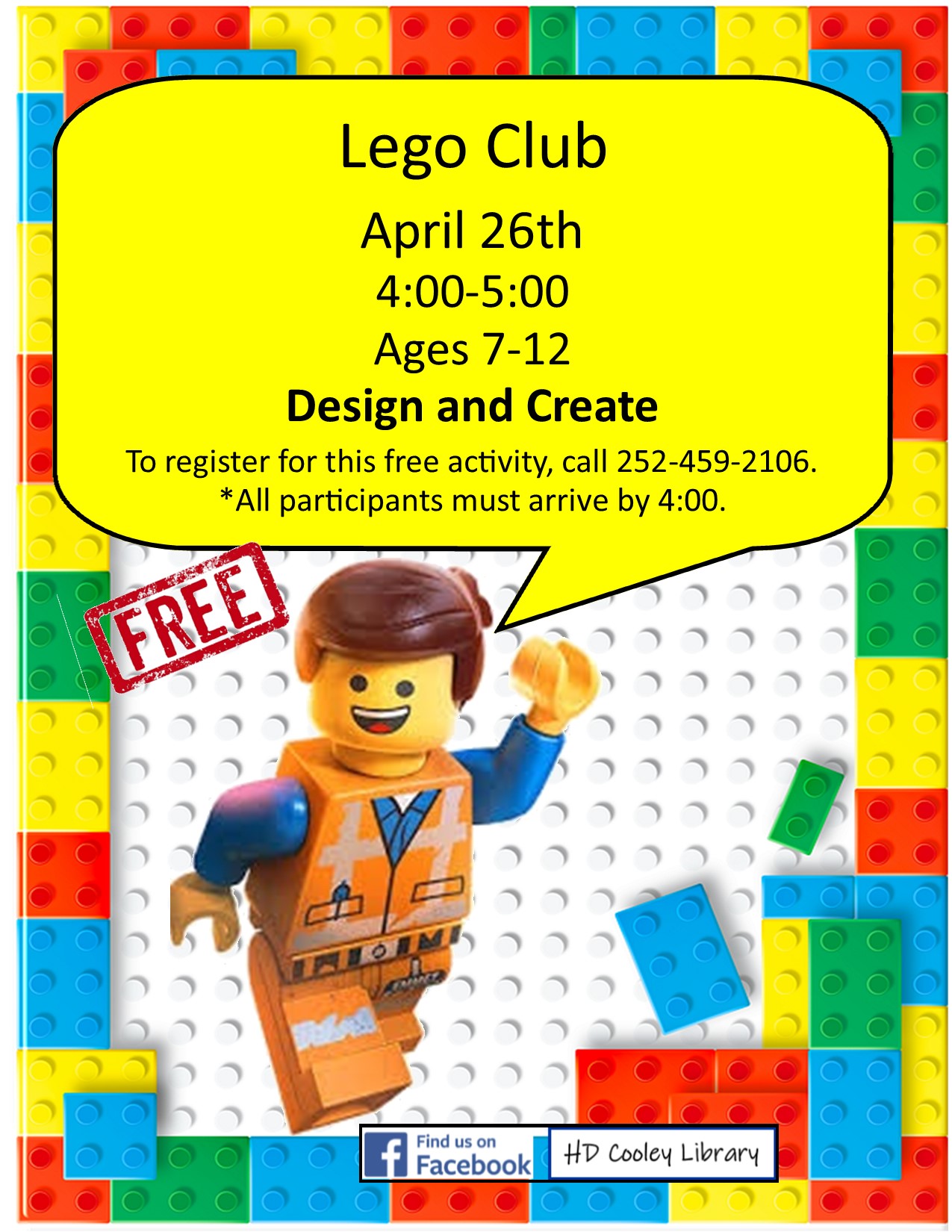 Lego Club Date and Time