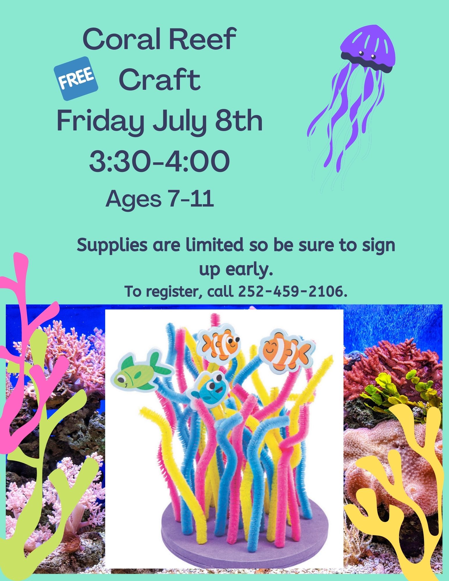 Coral Reef Craft Date and Time