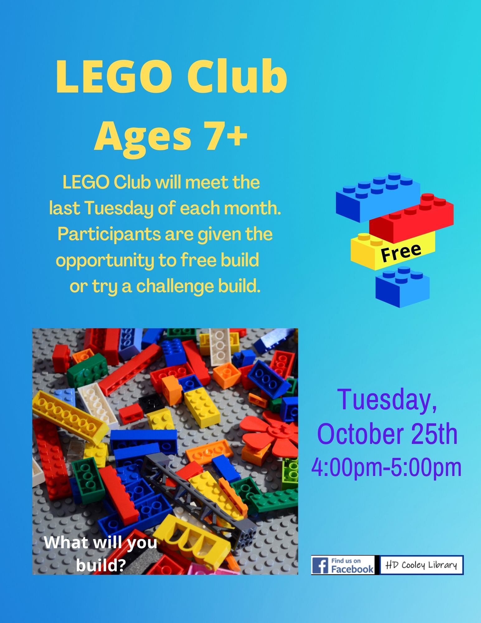 Lego Club Date and Time