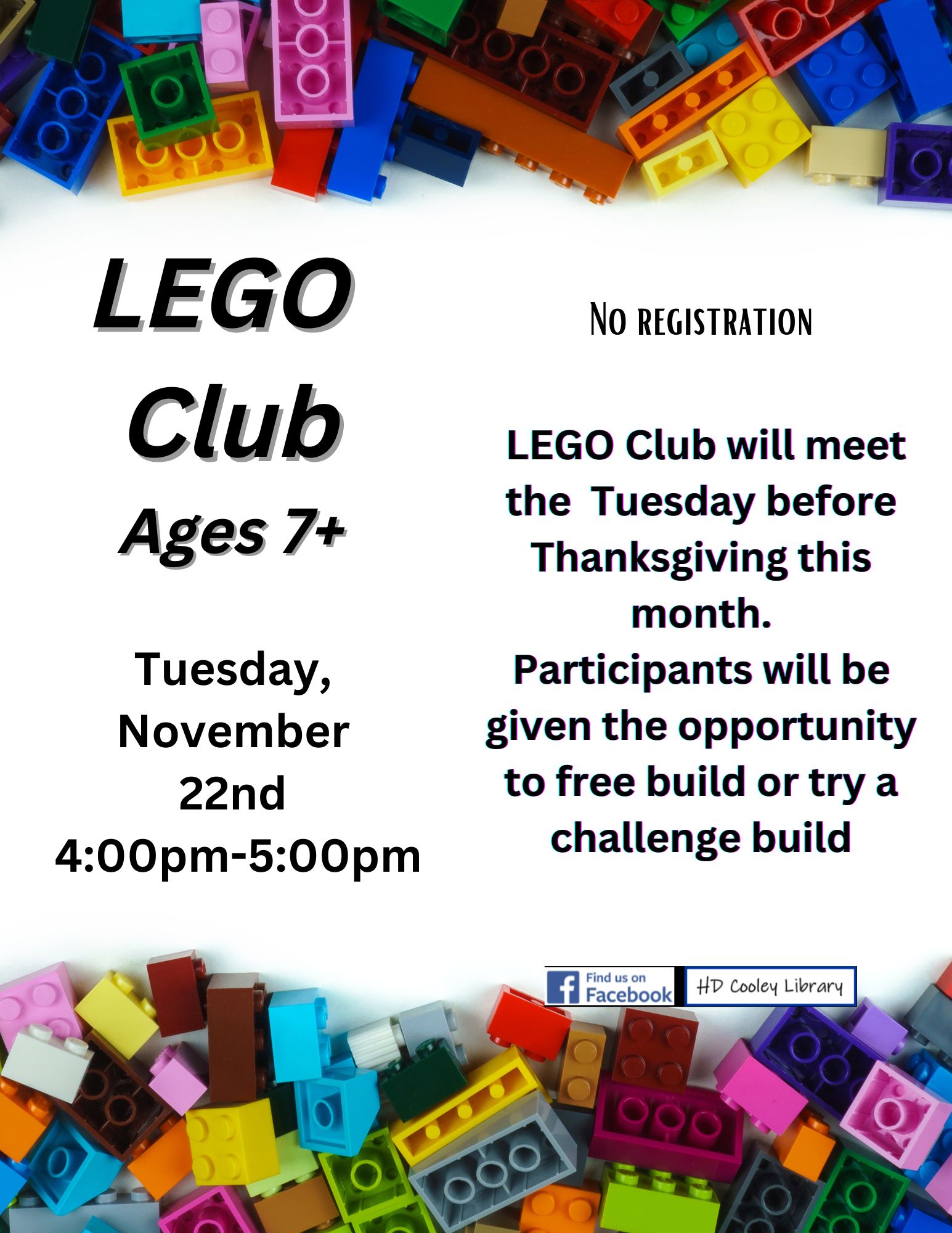 Lego Club Date and Time