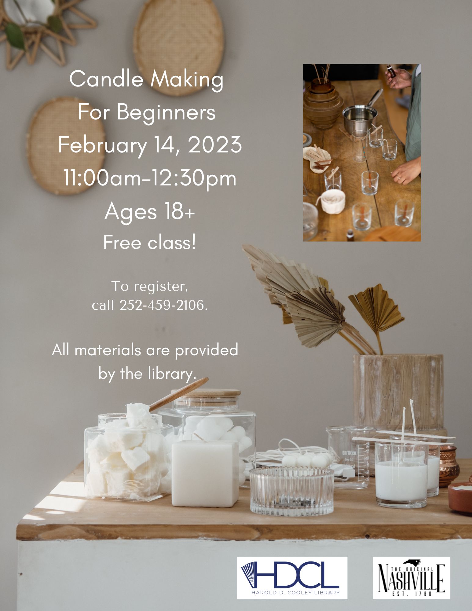 Candle Making For Beginners Date and Time