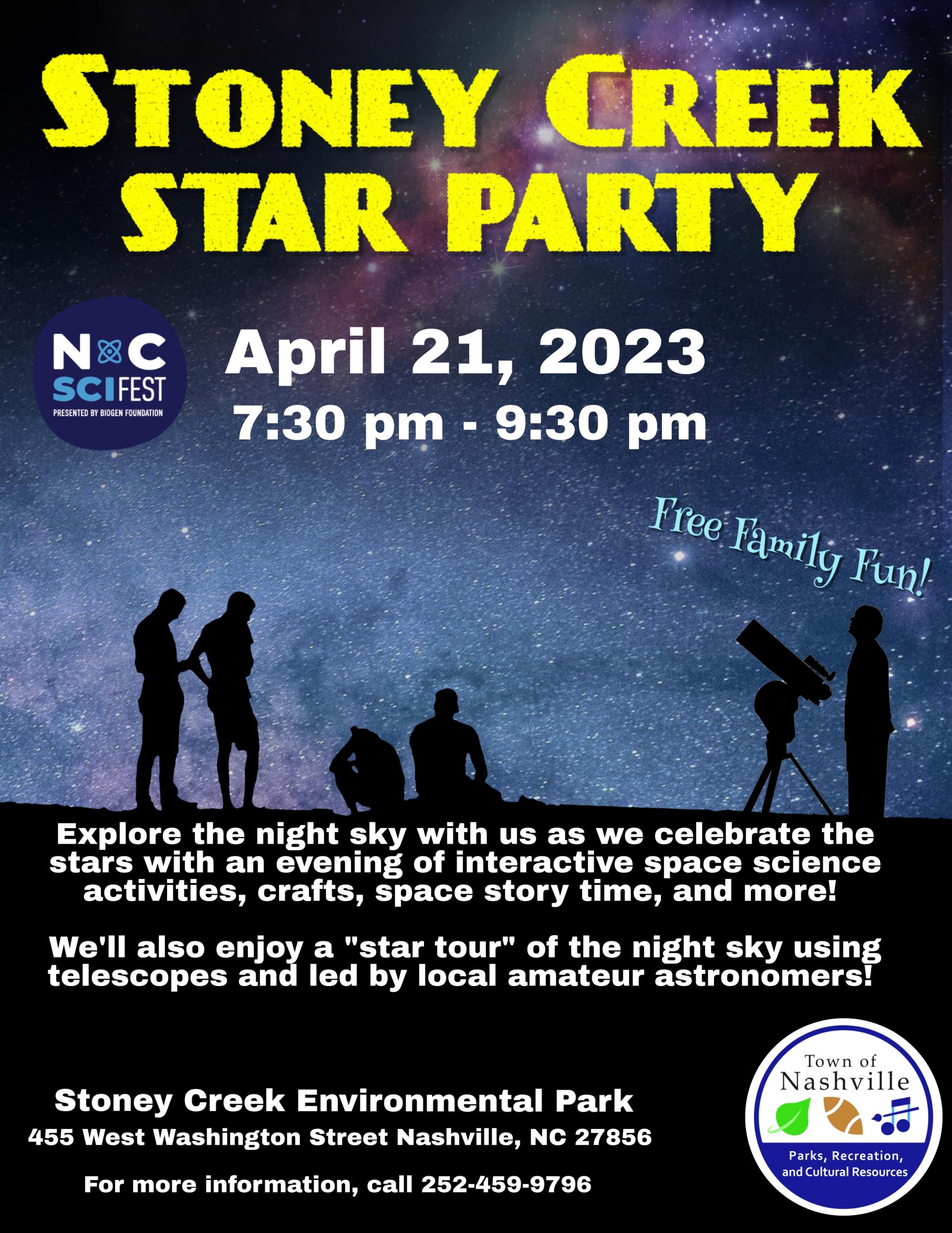 Star Gazing Event Flyer Template