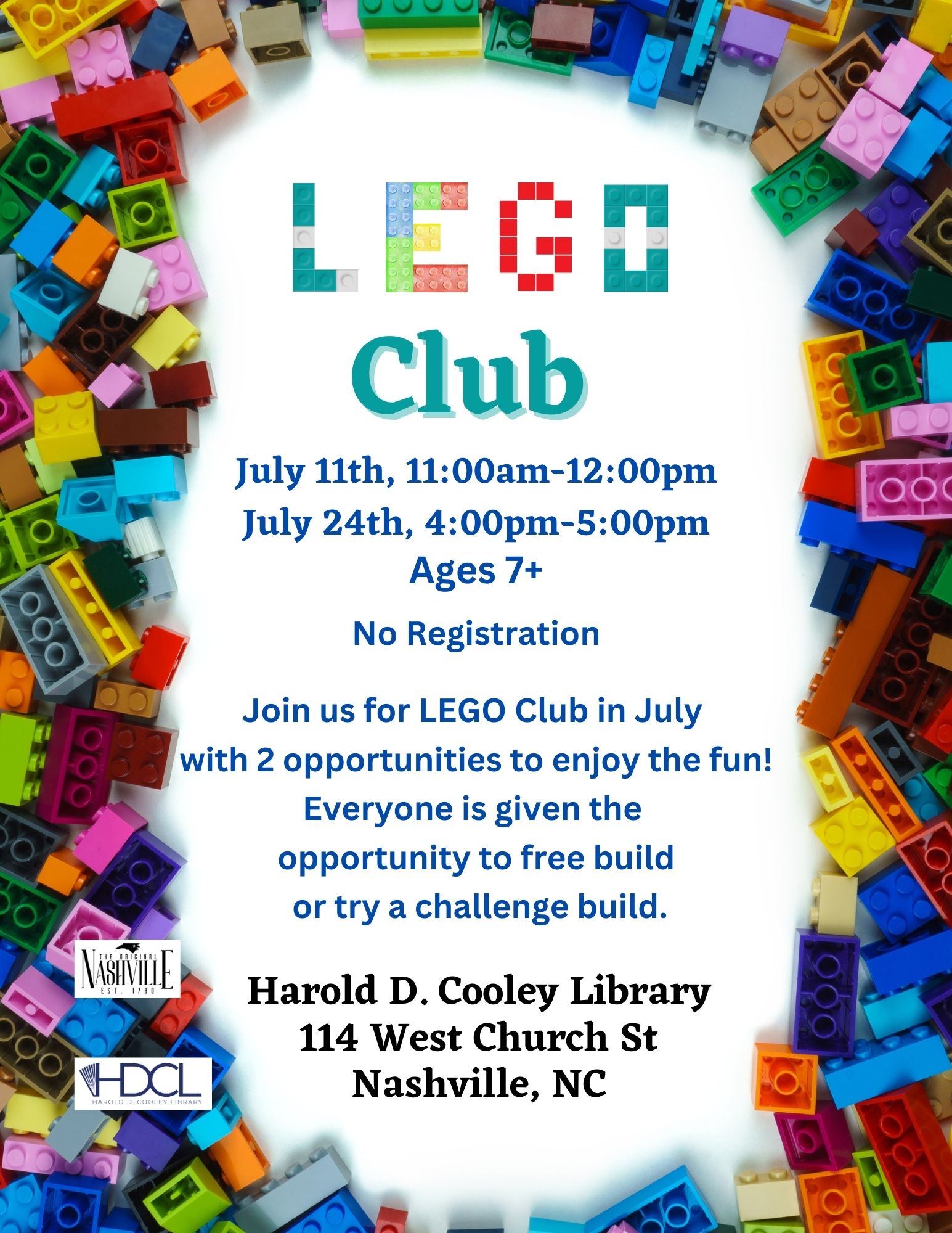 LEGO Club Date and Time