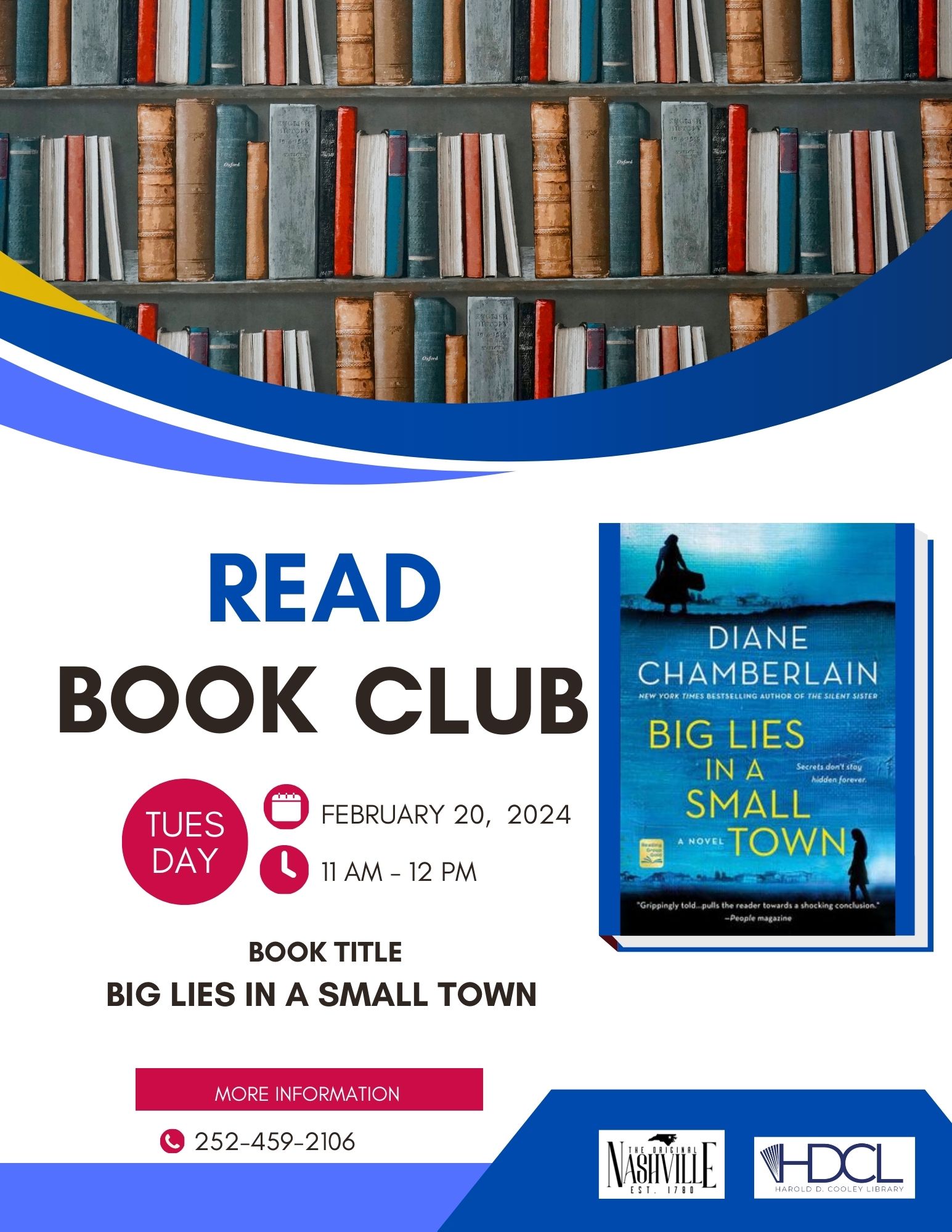 READ Book Club Date and Time