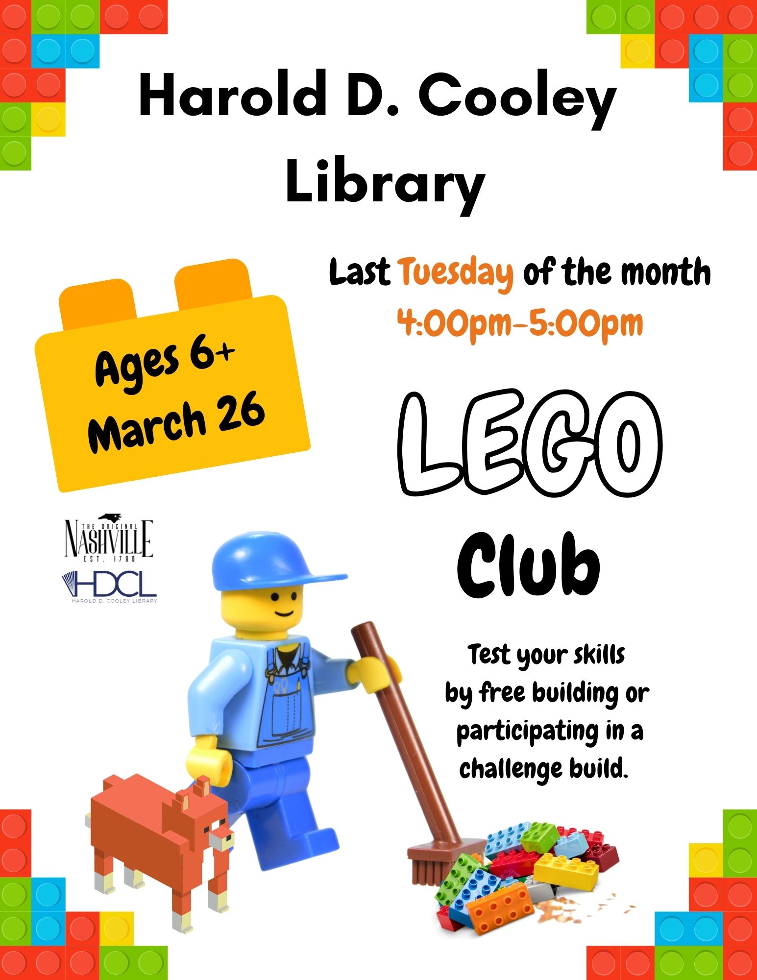 LEGO Club Date and Time