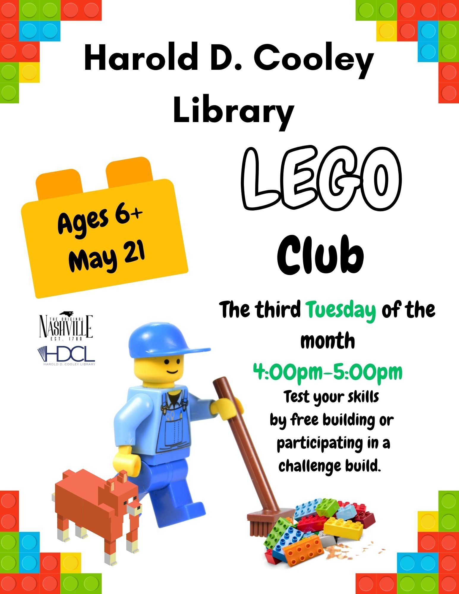 LEGO Club Date and Time