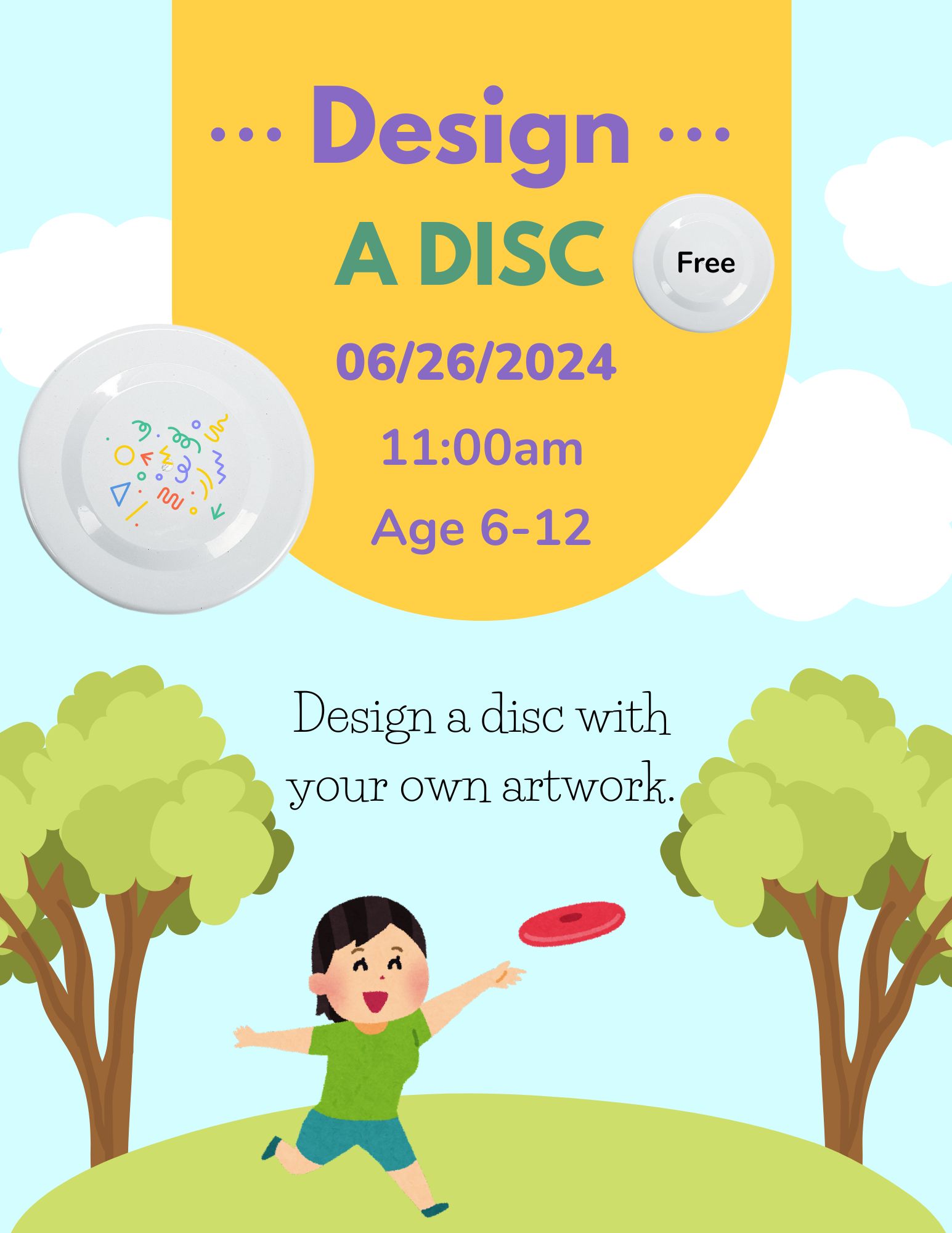 Design a Disc Date and Time