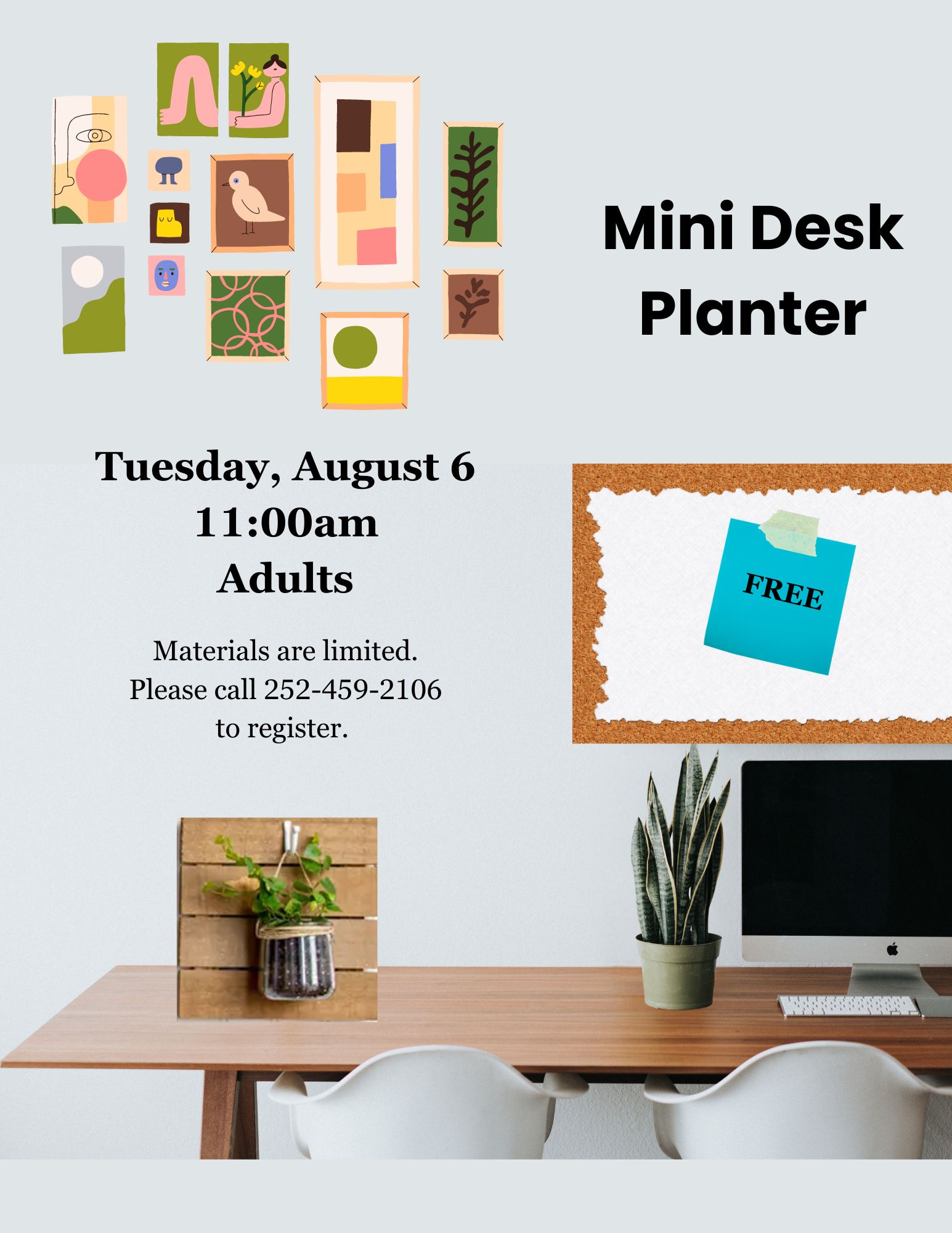 Mini Planter Date and Time