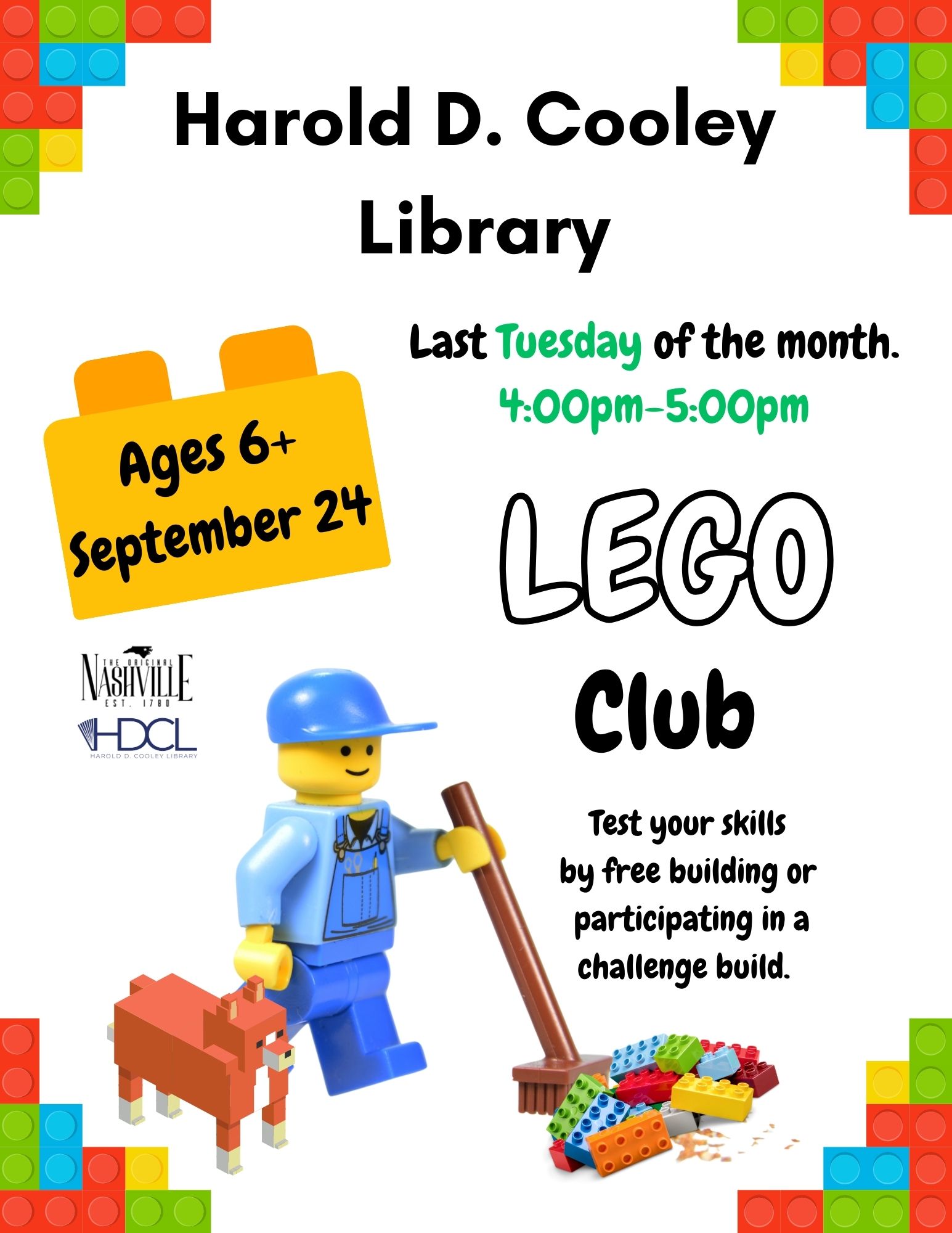 Lego Club Date and Time