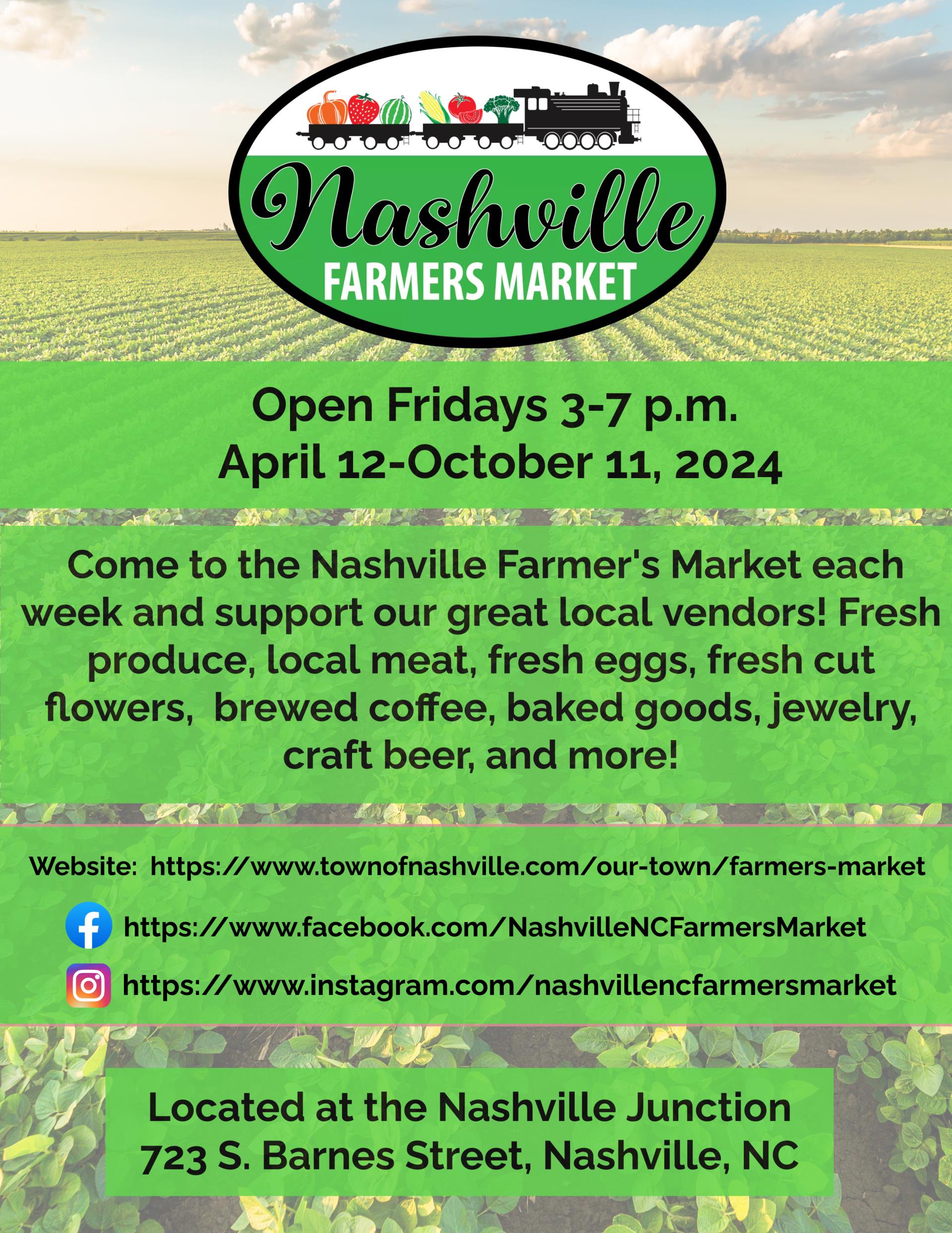 Farmers Market Basic Information Flyer