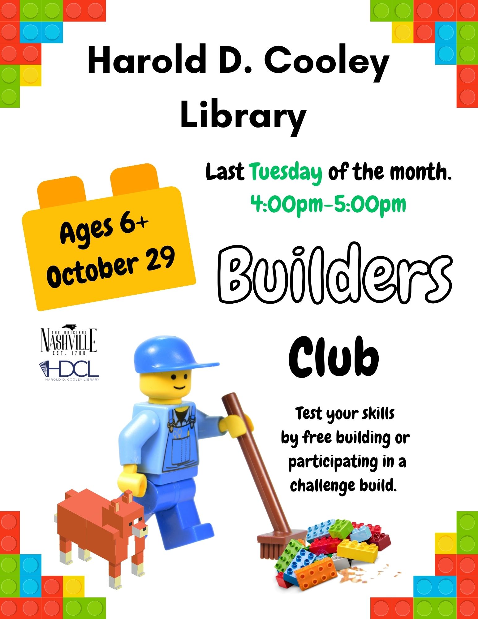 Builders Club Date and Time